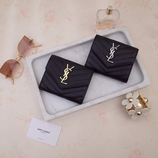 Monogram Tri Fold Wallet
