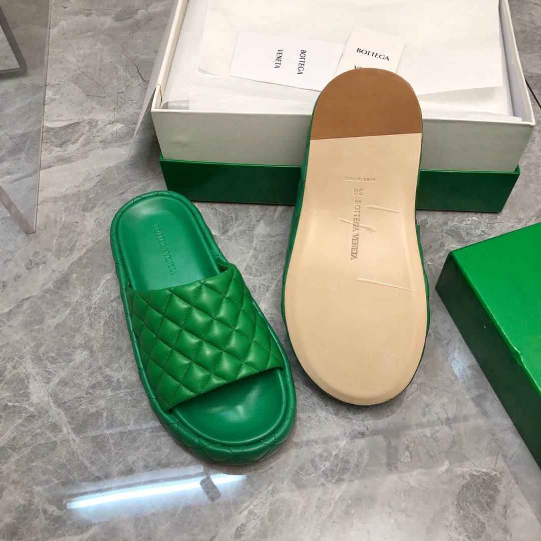 Leather Slides