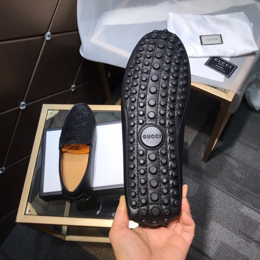 Embossed Loafers