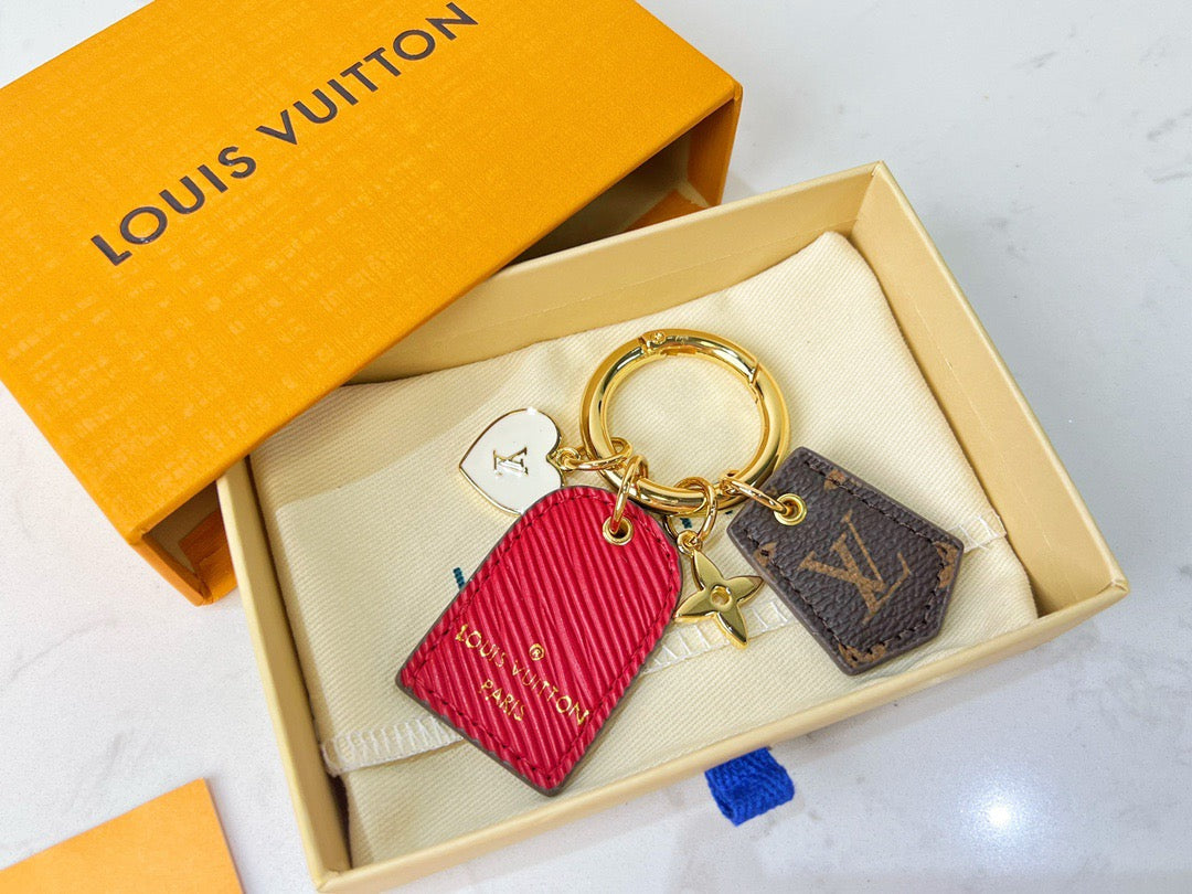 Monogram Key Chain Bag Charm