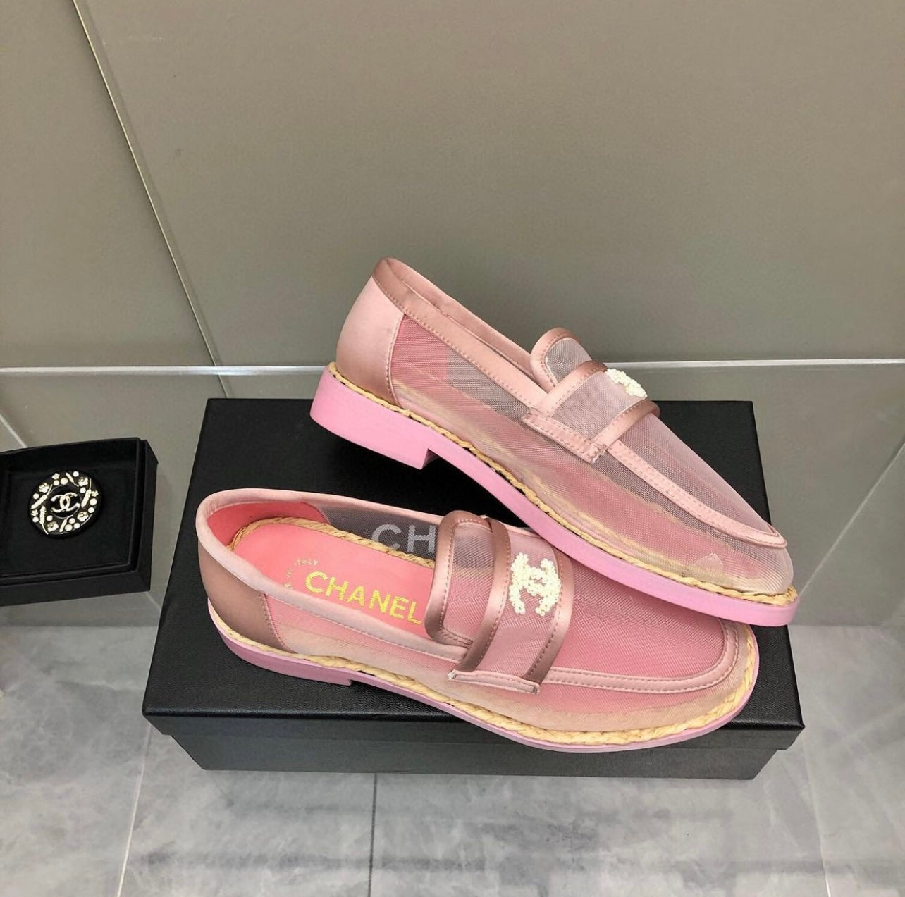 CC Mesh Loafers