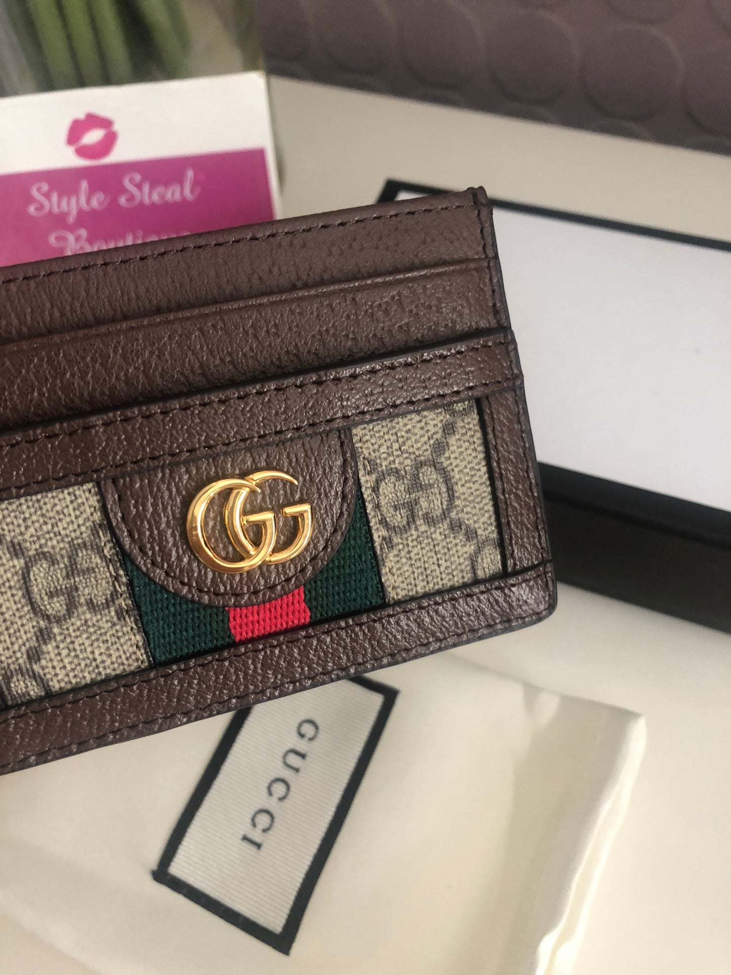 Ophidia GG Card Holder