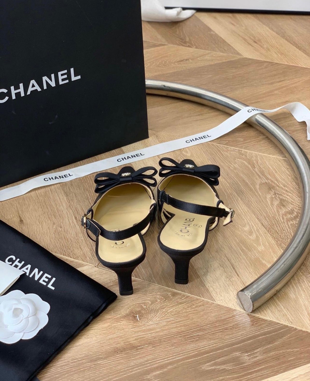 CC Bow Slingbacks