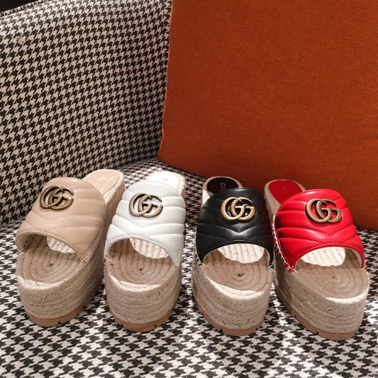 Leather Espadrille Sandals