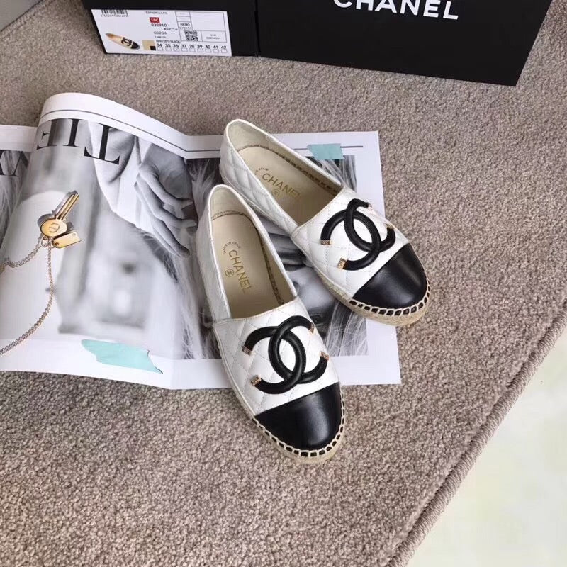 Leather Quilted Espadrilles