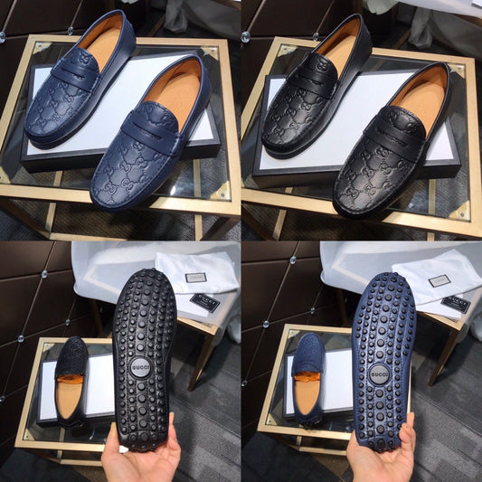 Embossed Loafers