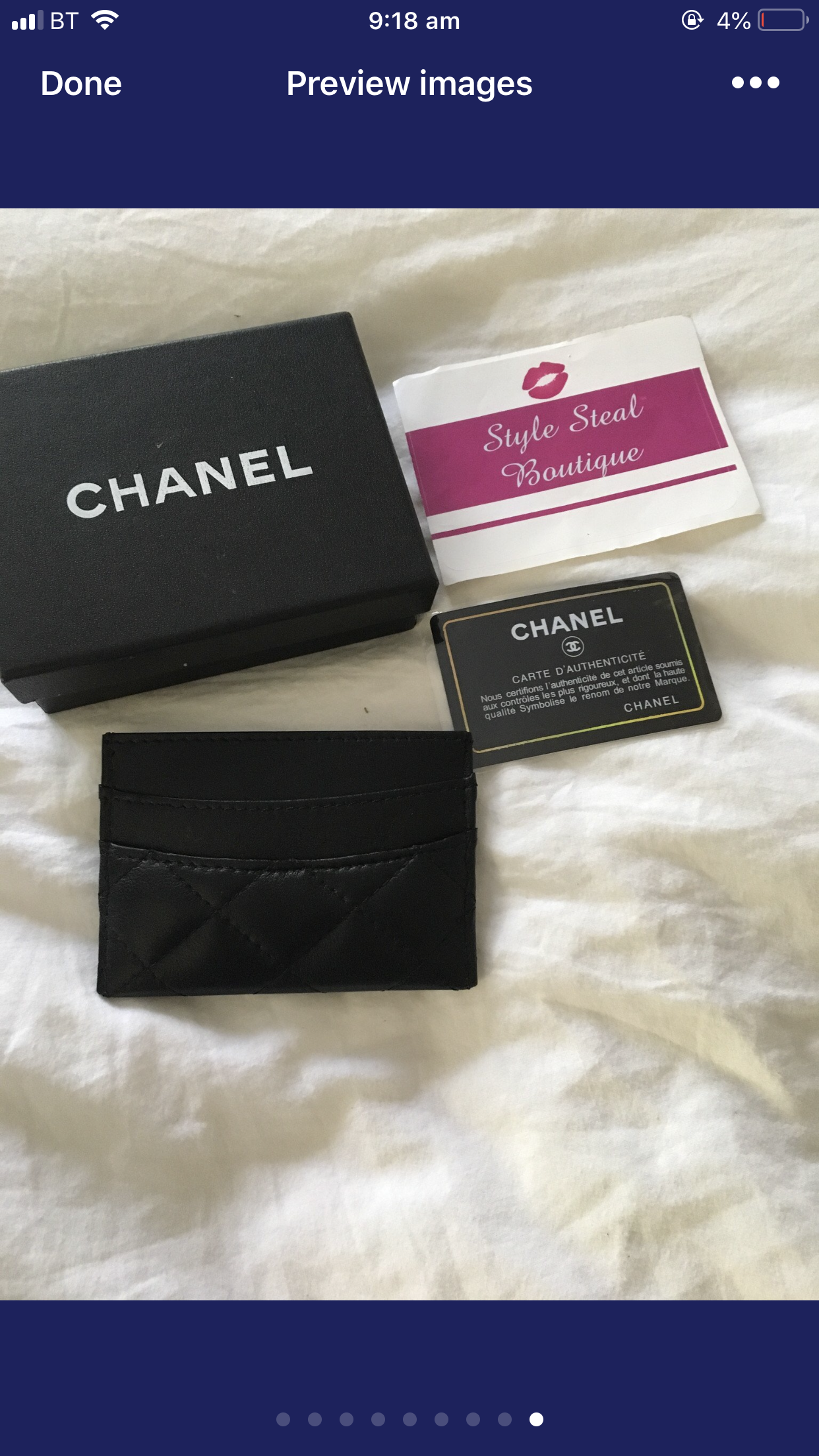 Caviar Card Holder