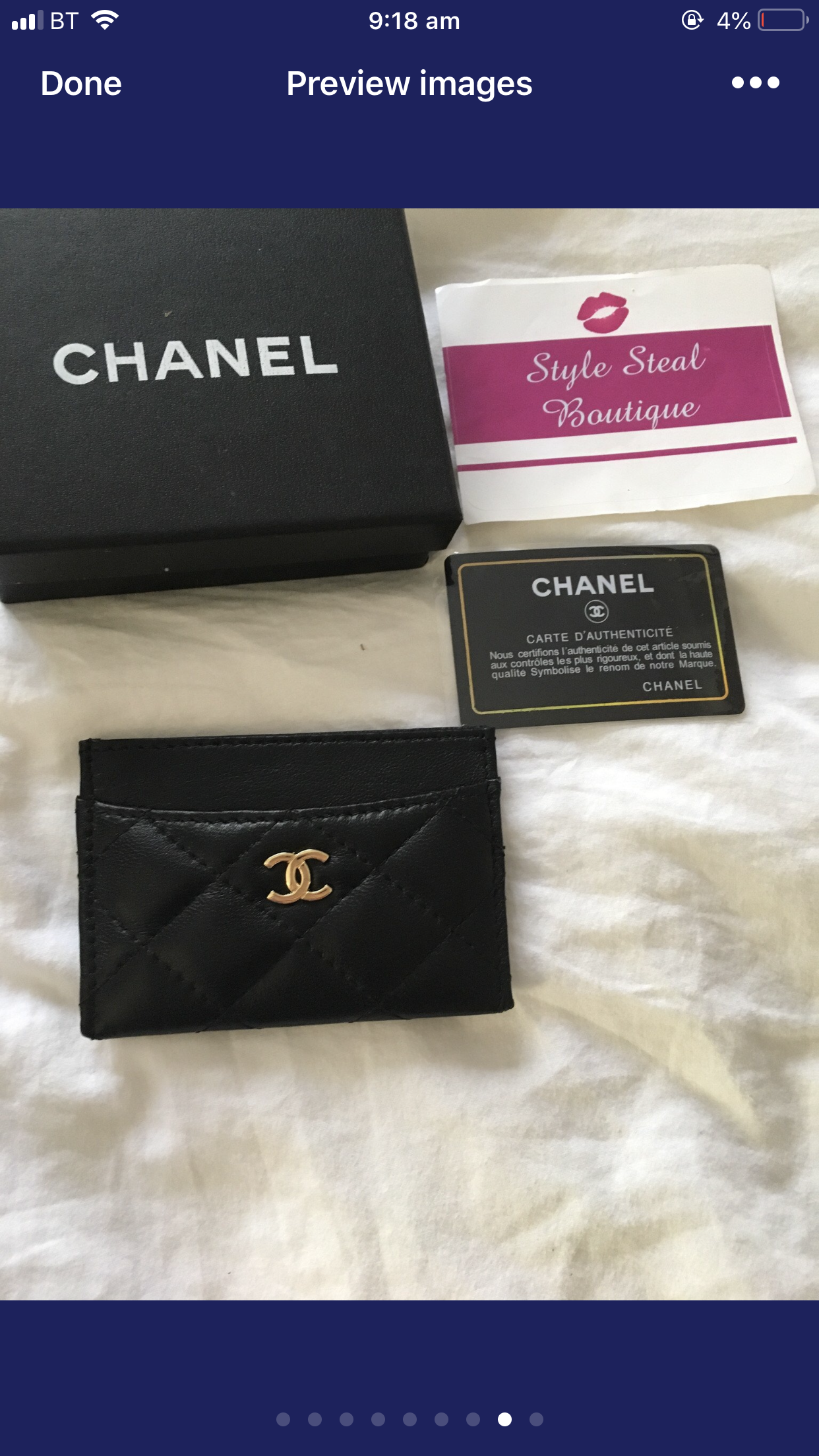 Caviar Card Holder