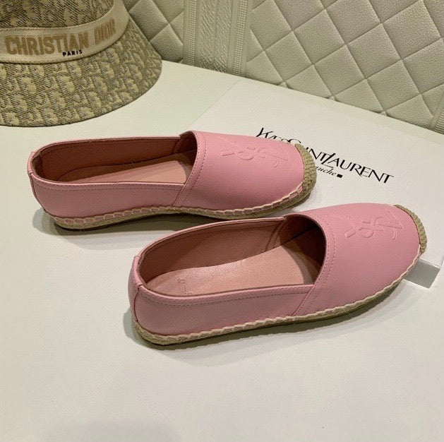 Monogram Leather Espadrilles