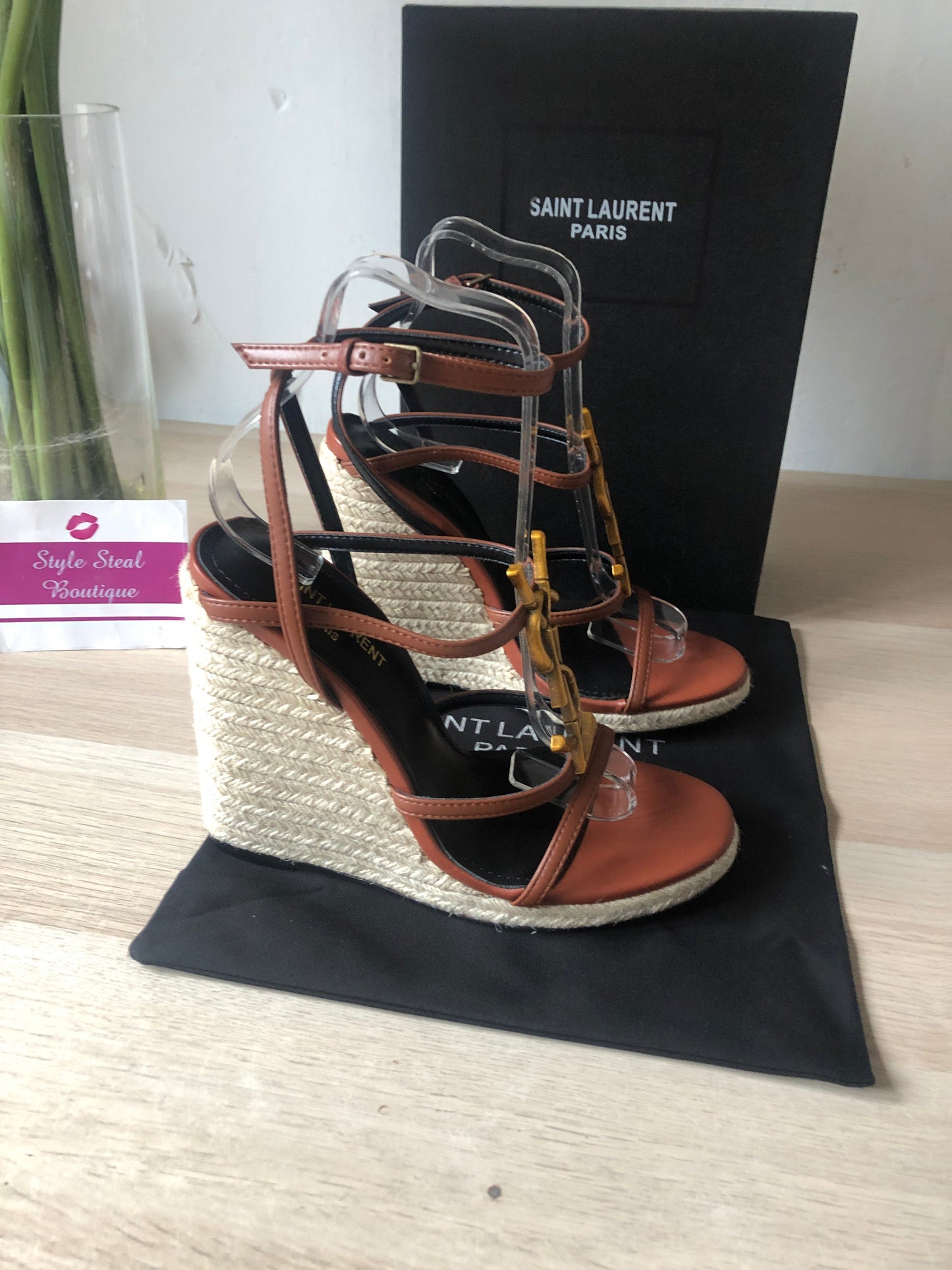Cassandra Bamboo Wedges
