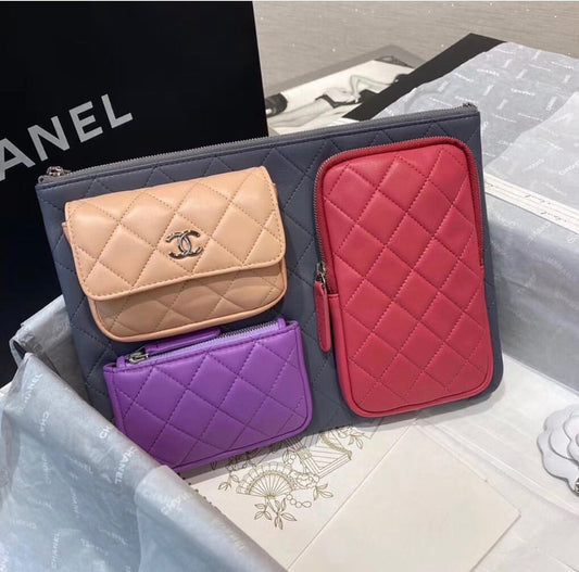Lambskin Multi Clutch