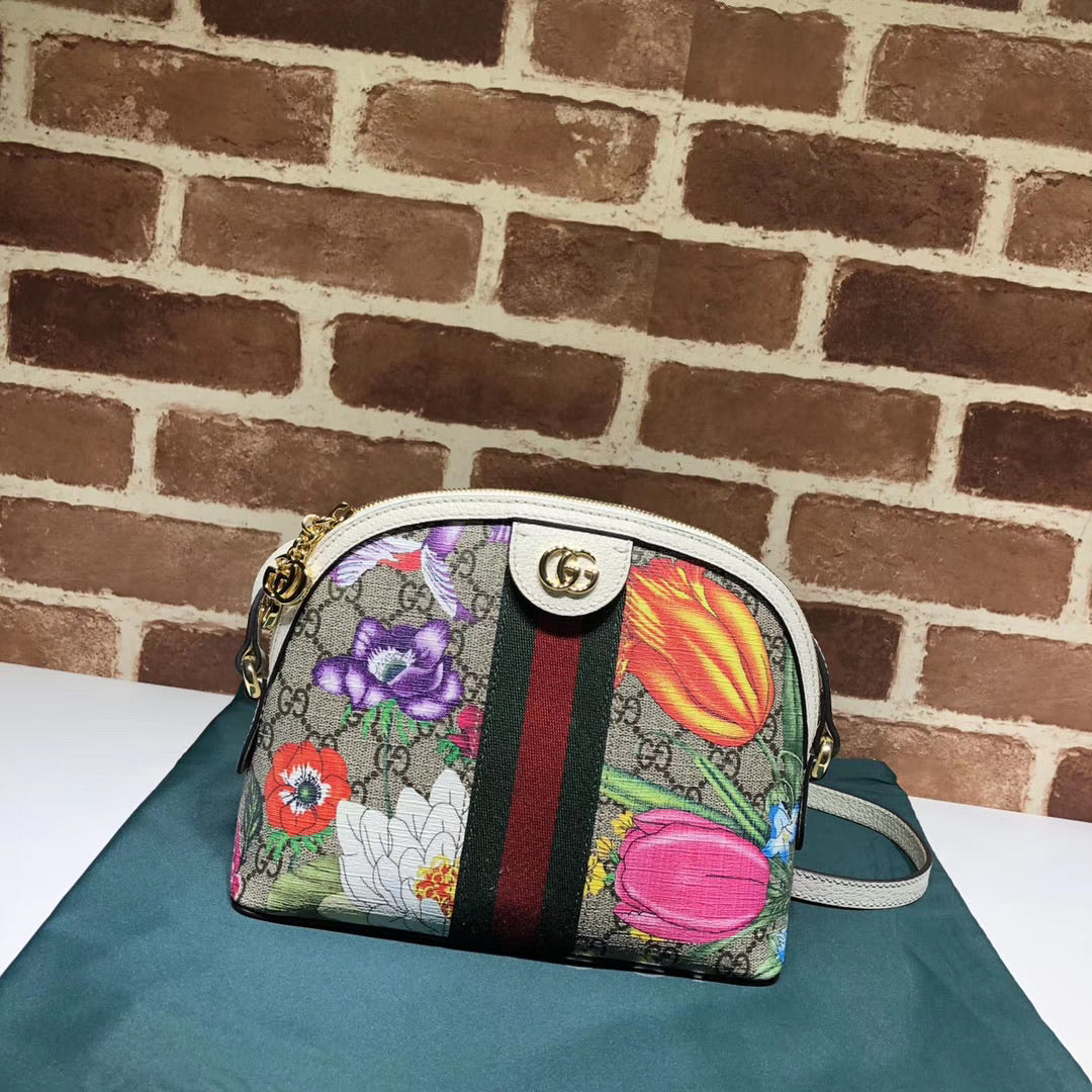 Ophidia Flora Shoulder Bag