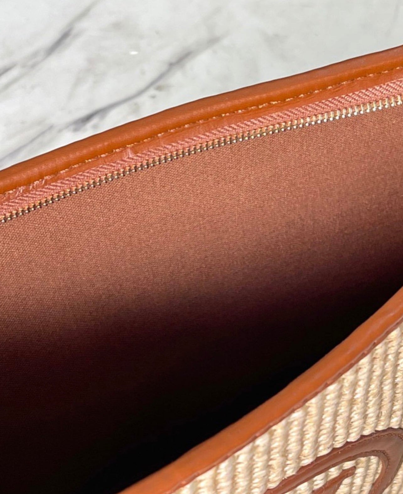 Raffia Clutch