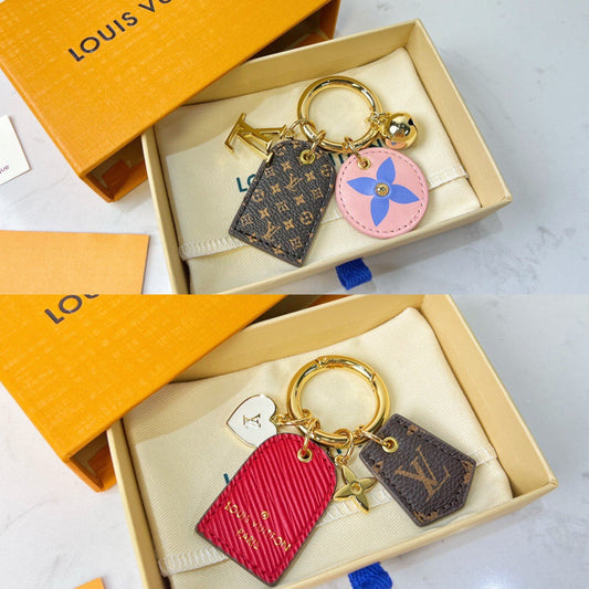 Monogram Key Chain Bag Charm