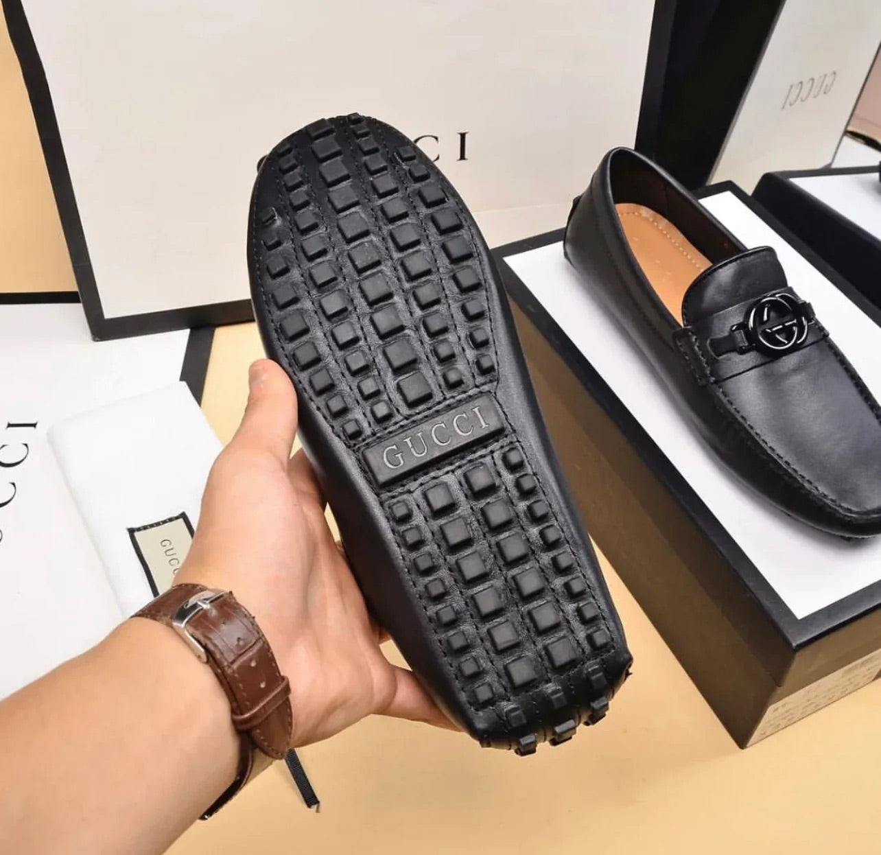 Leather Loafers