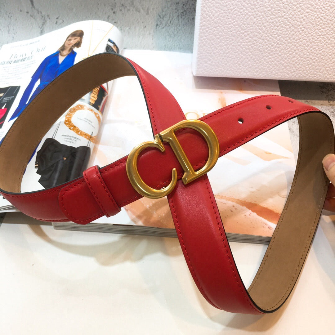 CD Leather Belt