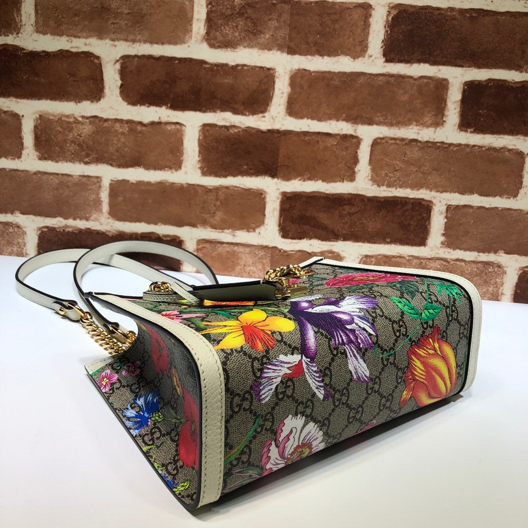 Padlock Flora Shoulder Bag