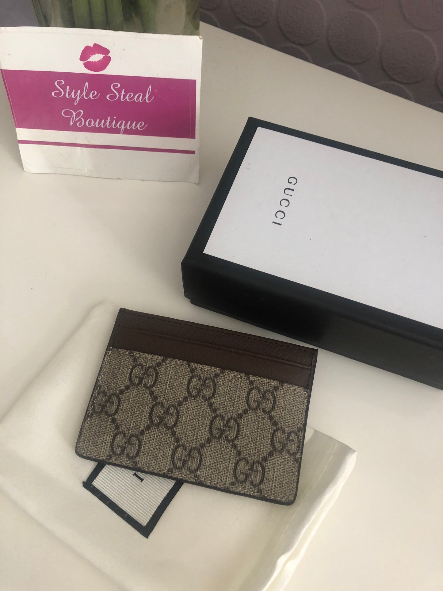 Ophidia GG Card Holder