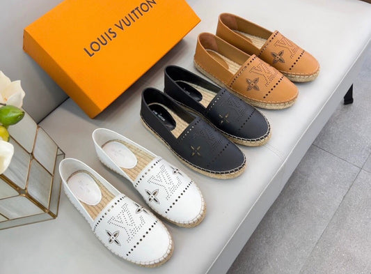 Leather Espadrilles