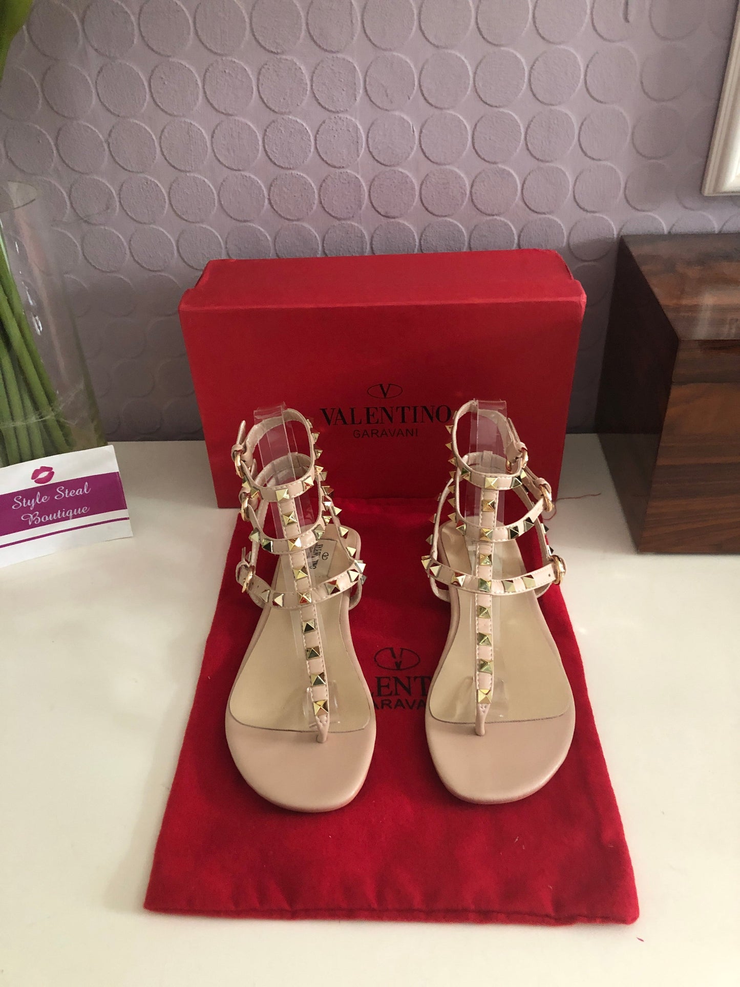 Rockstud Thong Sandals
