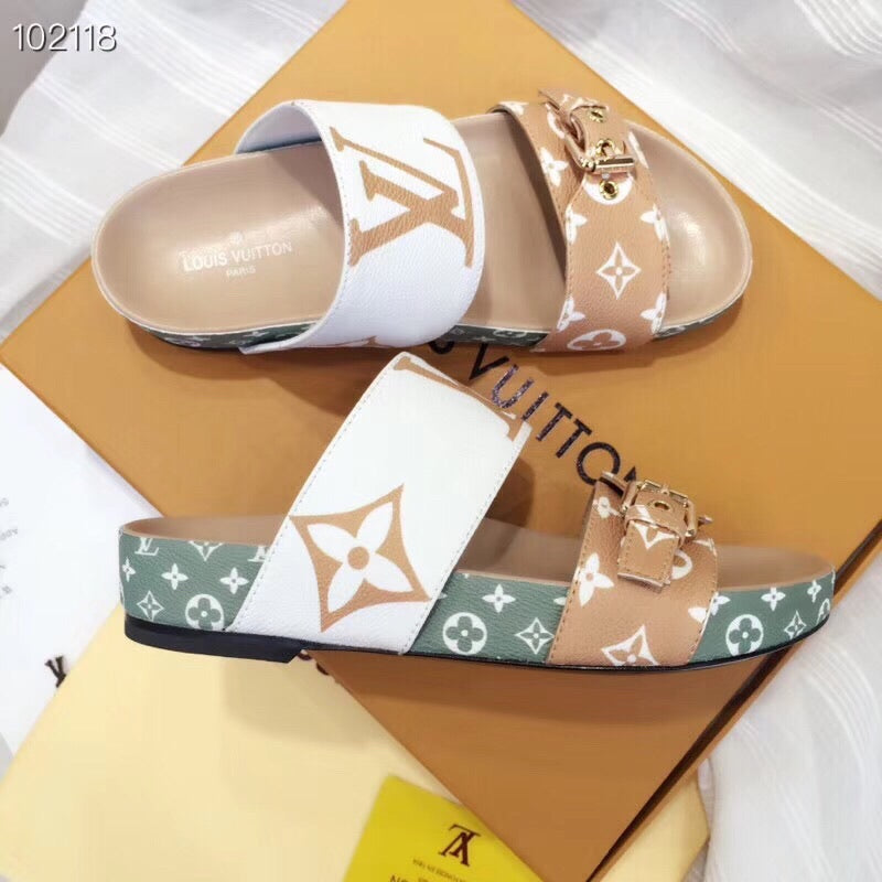 Giant Monogram Bom Dia Mules