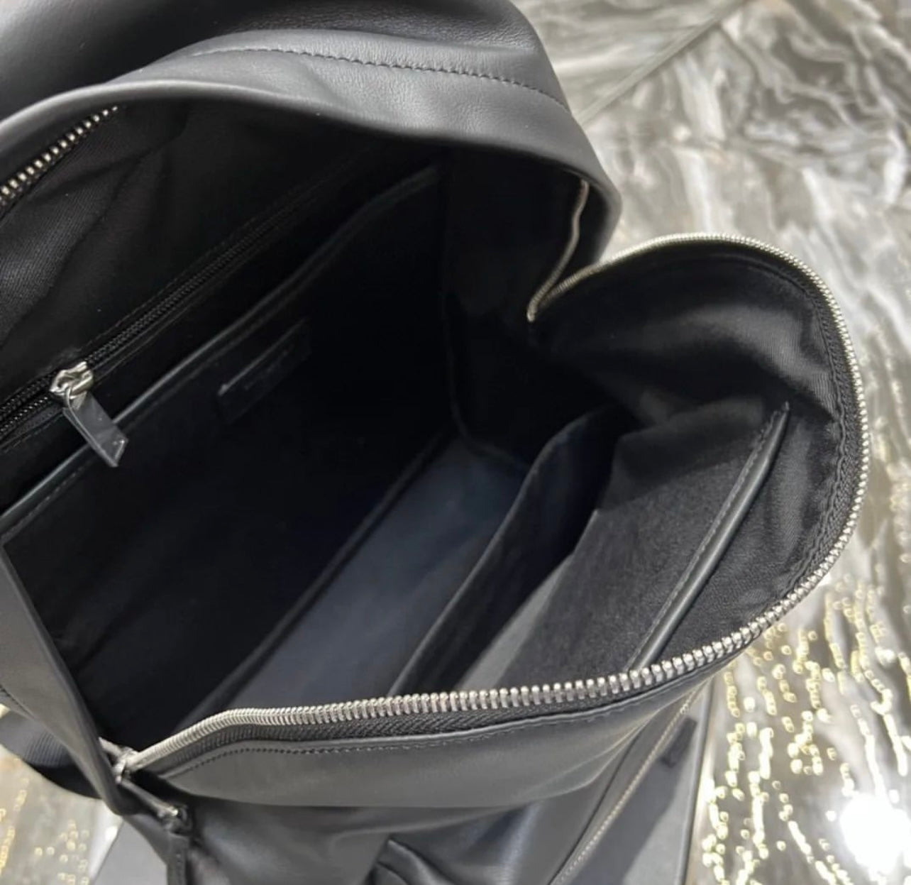 Leather City Backpack