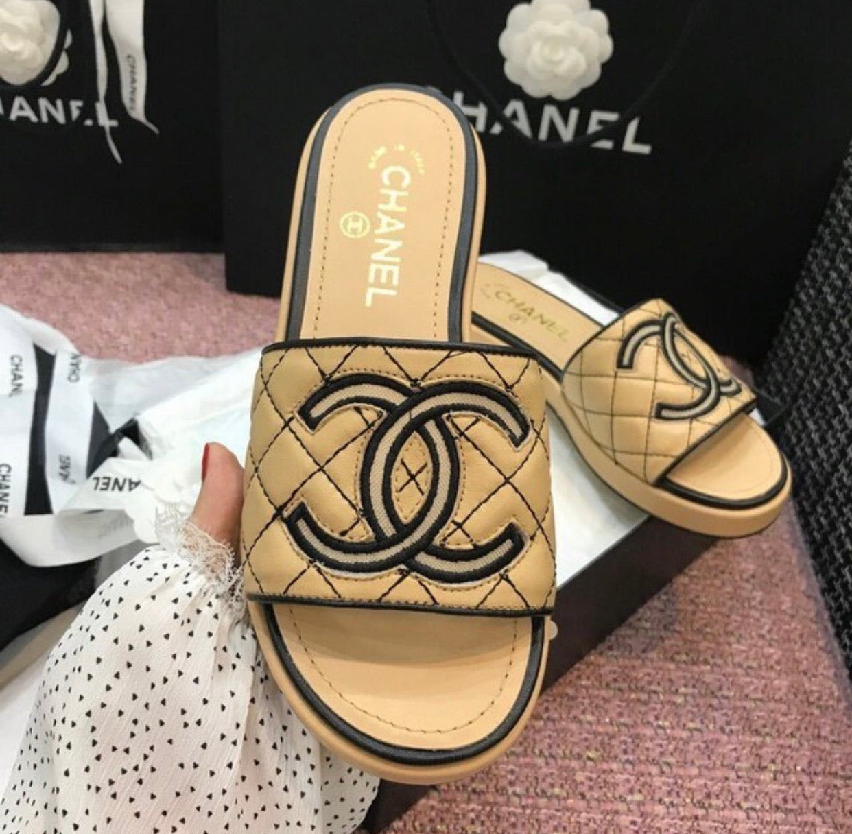 Lambskin Sandals