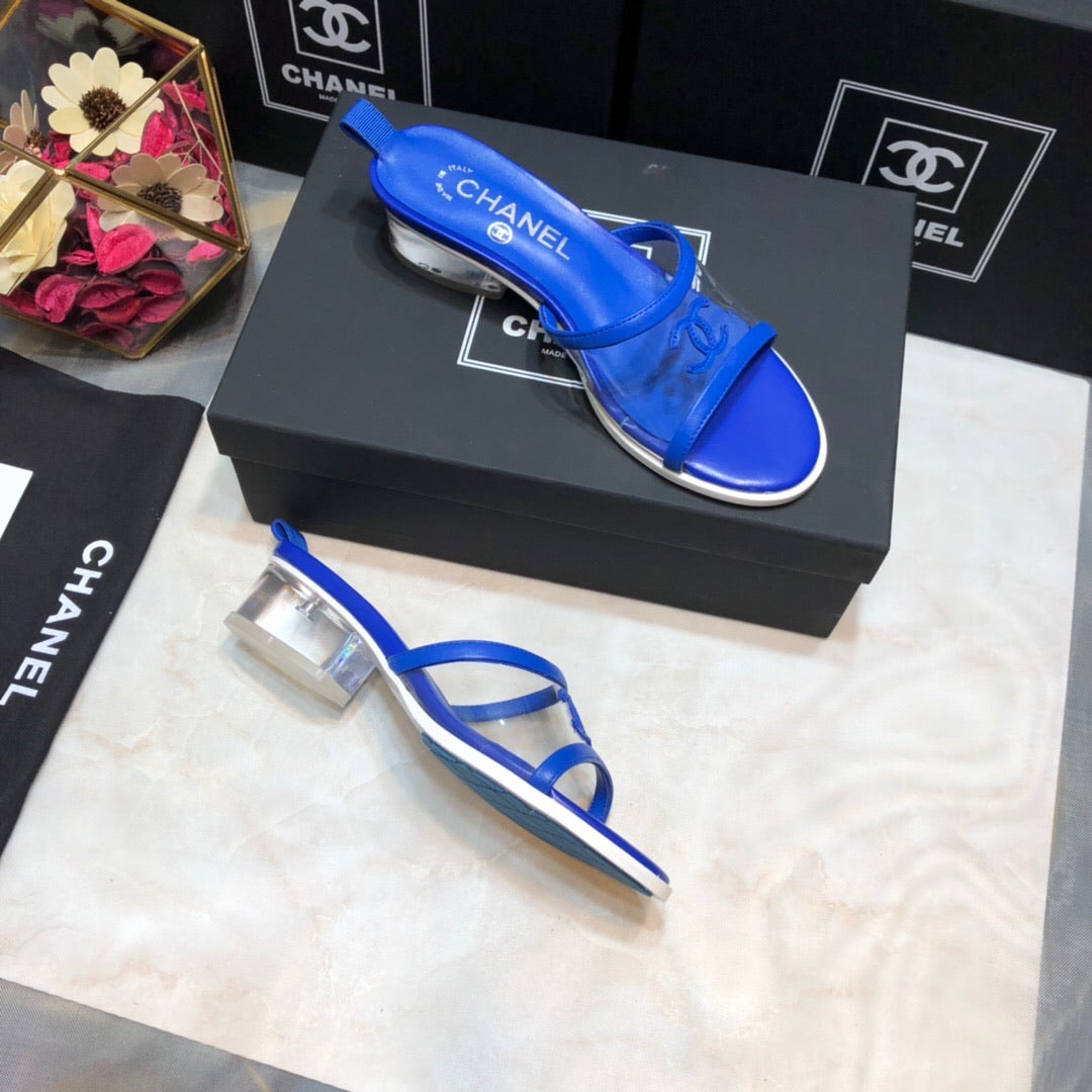Lambskin PVC Mules