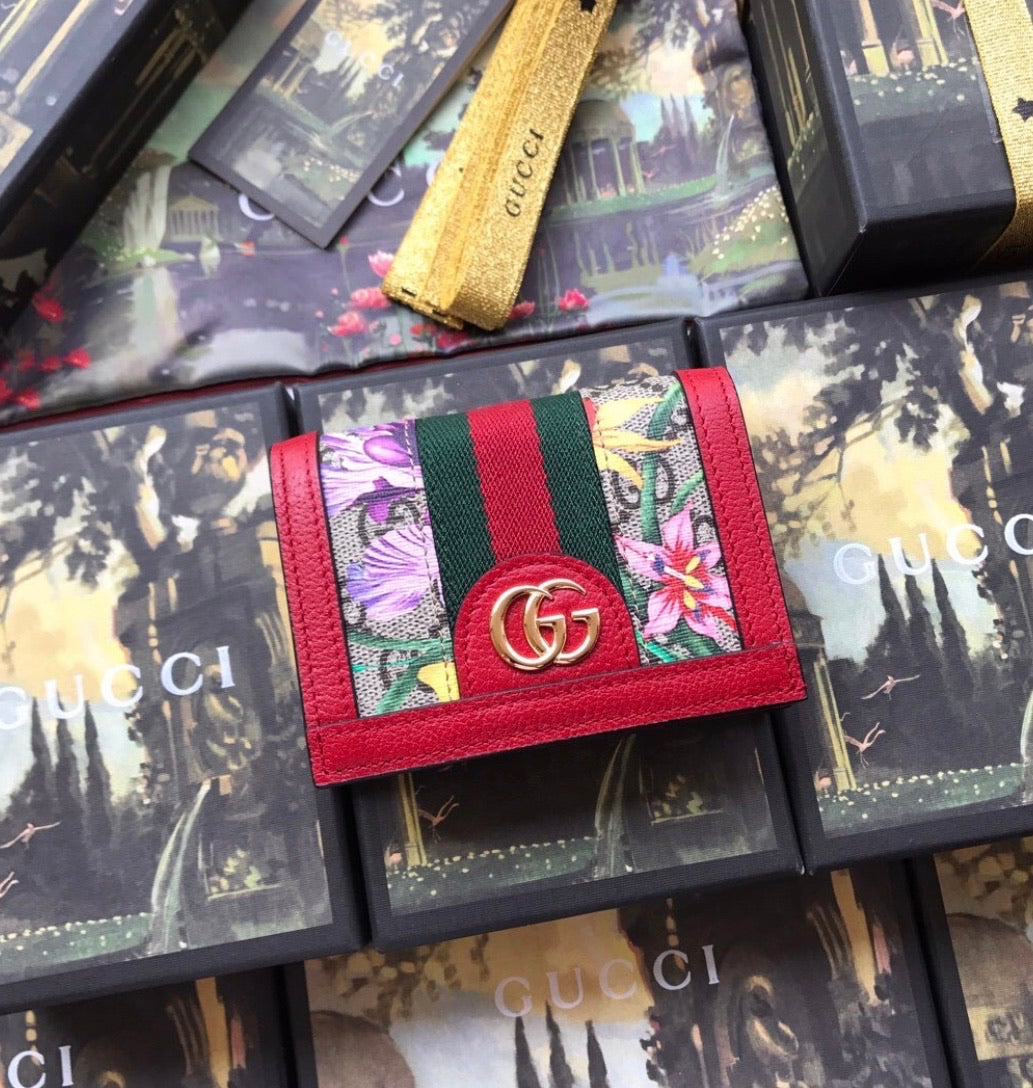 GG Flora Card Wallet
