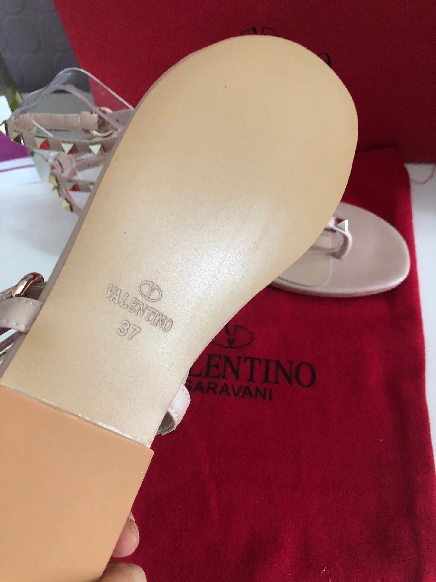 Rockstud Thong Sandals