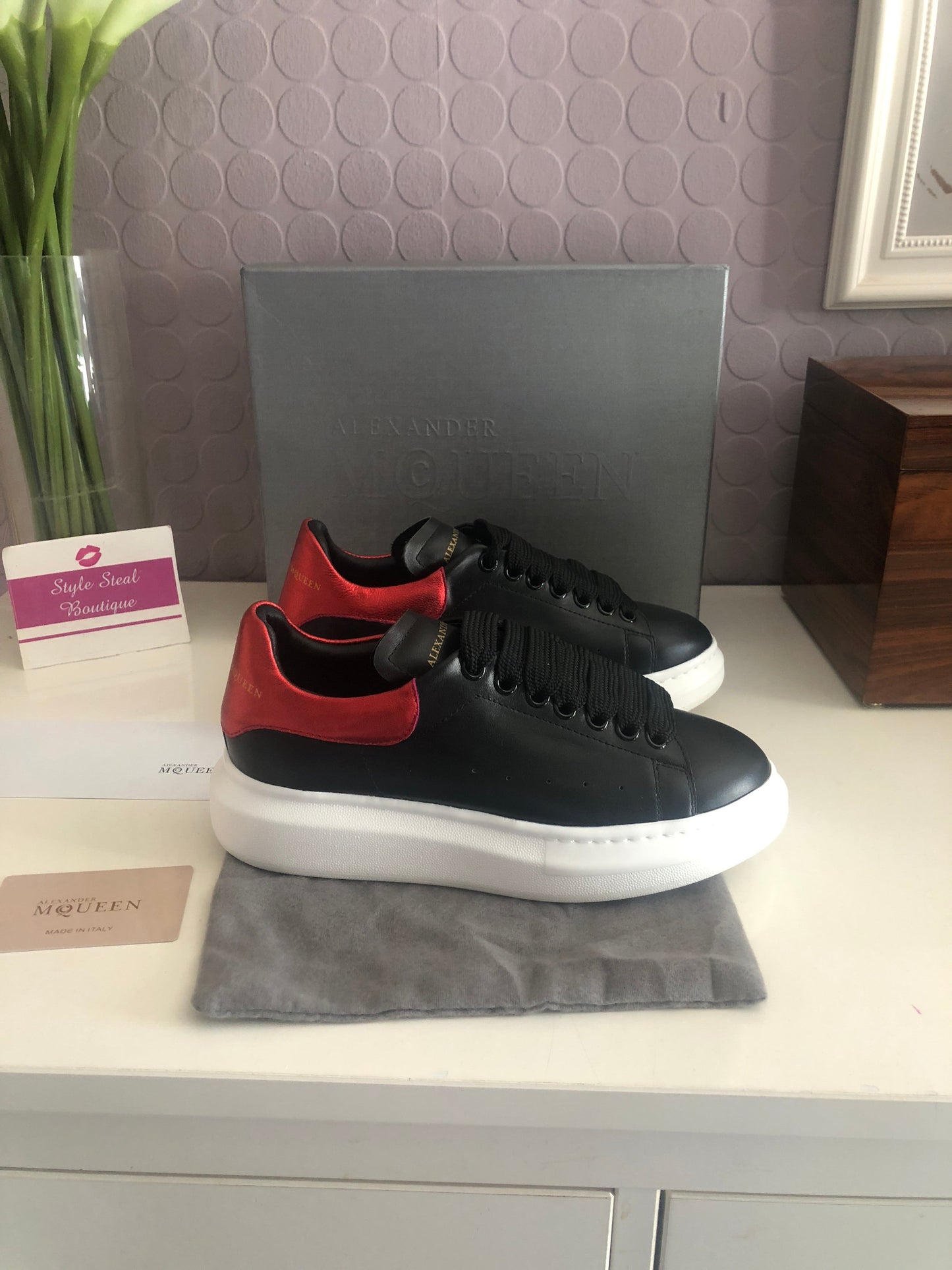 Oversized Sneaker Leather Ladies