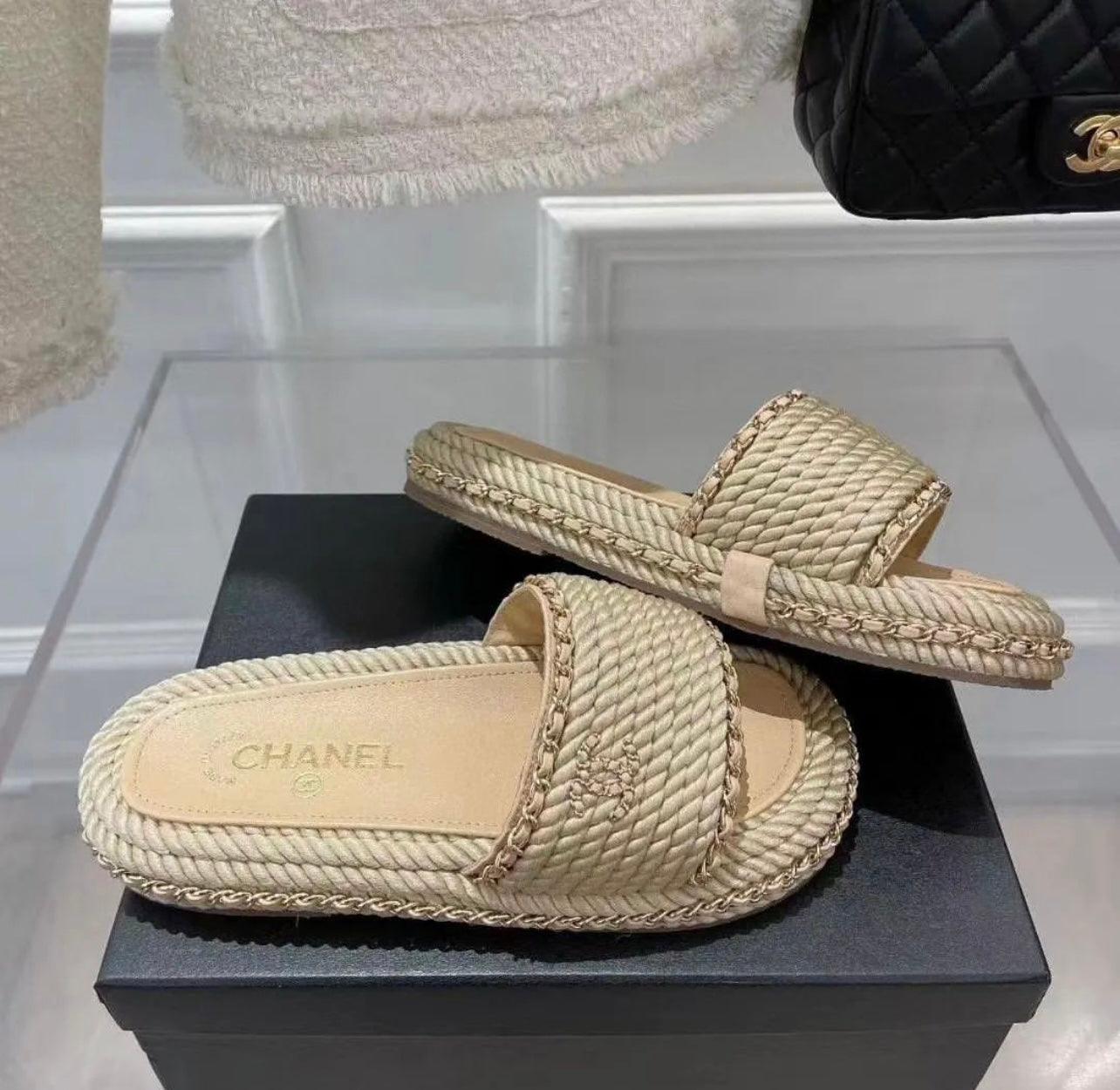 CC Chain Sandals