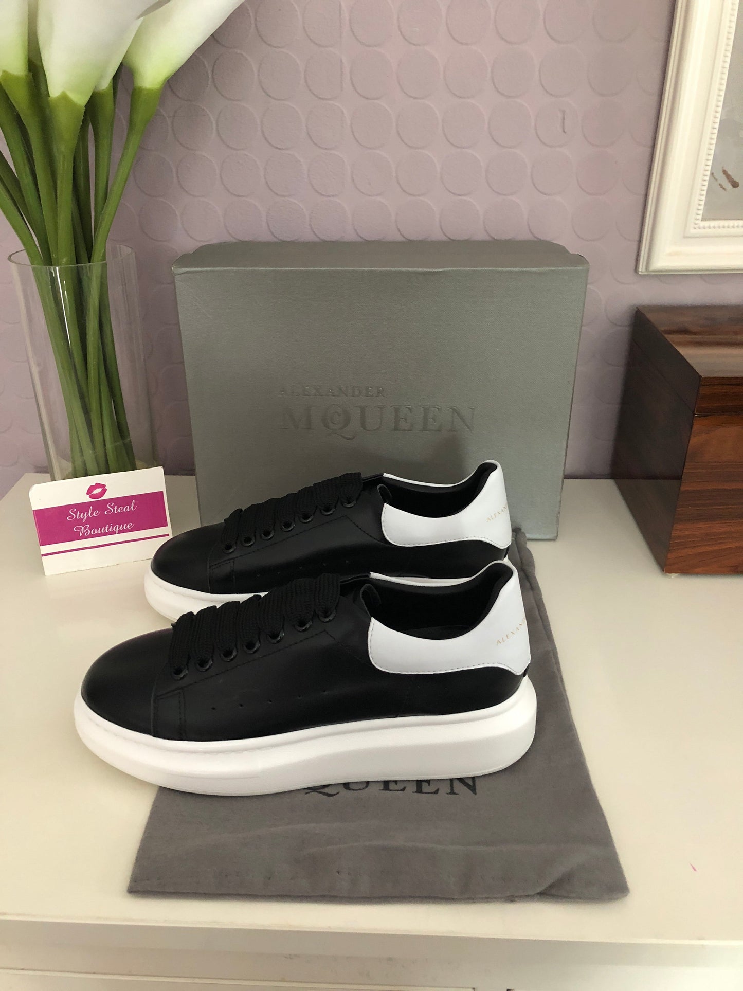 Oversized Sneaker Leather Ladies