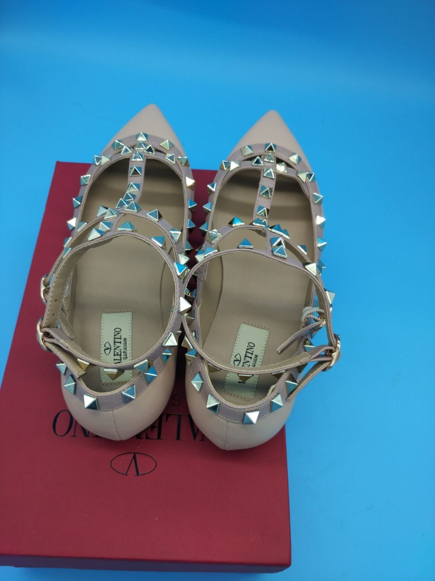 Rockstud Ballerina Flats