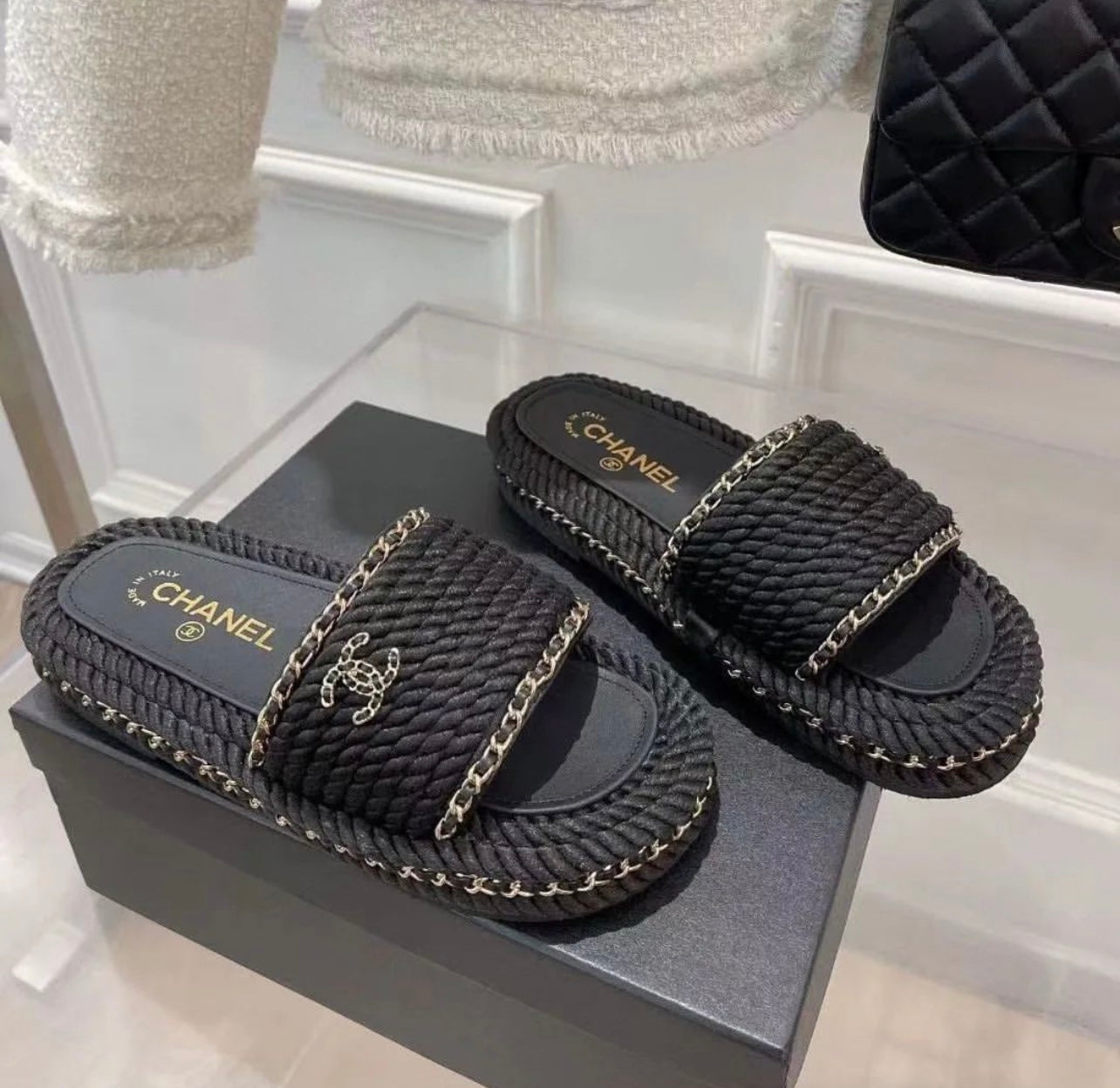 CC Chain Sandals
