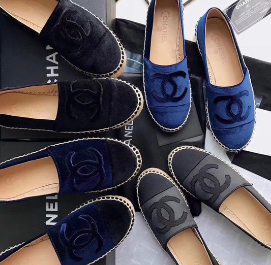 CC Velvet Espadrilles