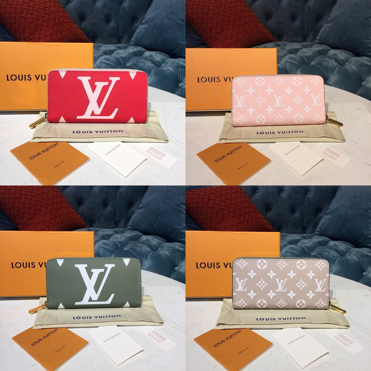 Zippy Giant Monogram Wallet