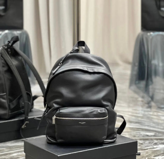 Leather City Backpack