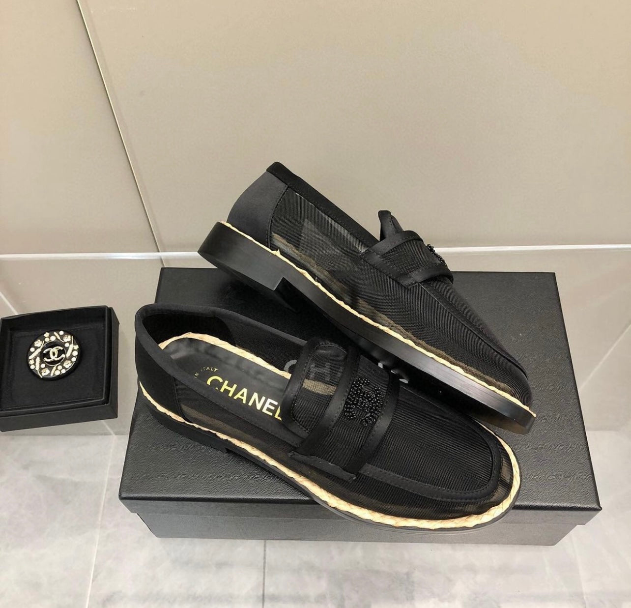 CC Mesh Loafers