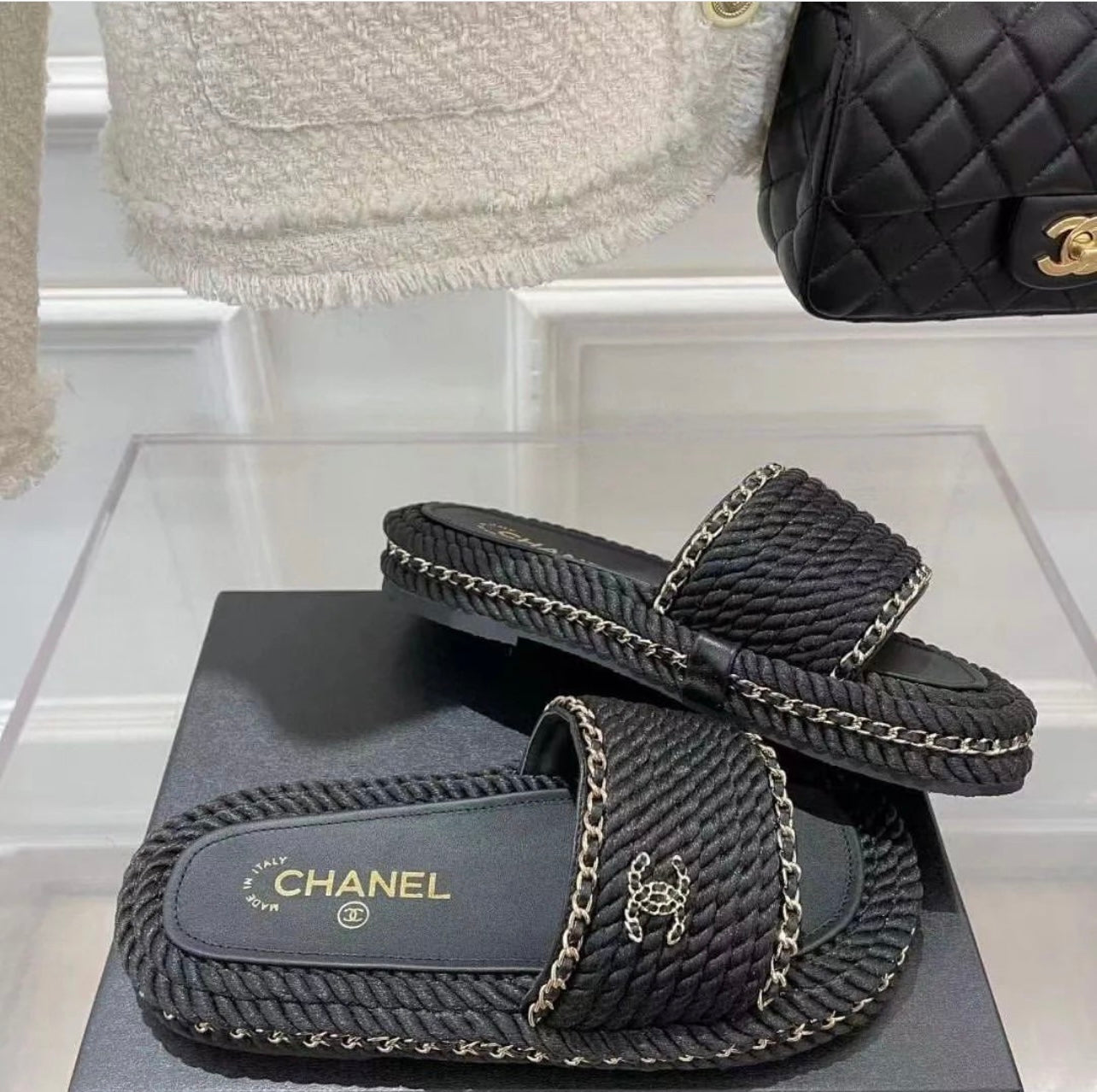 CC Chain Sandals