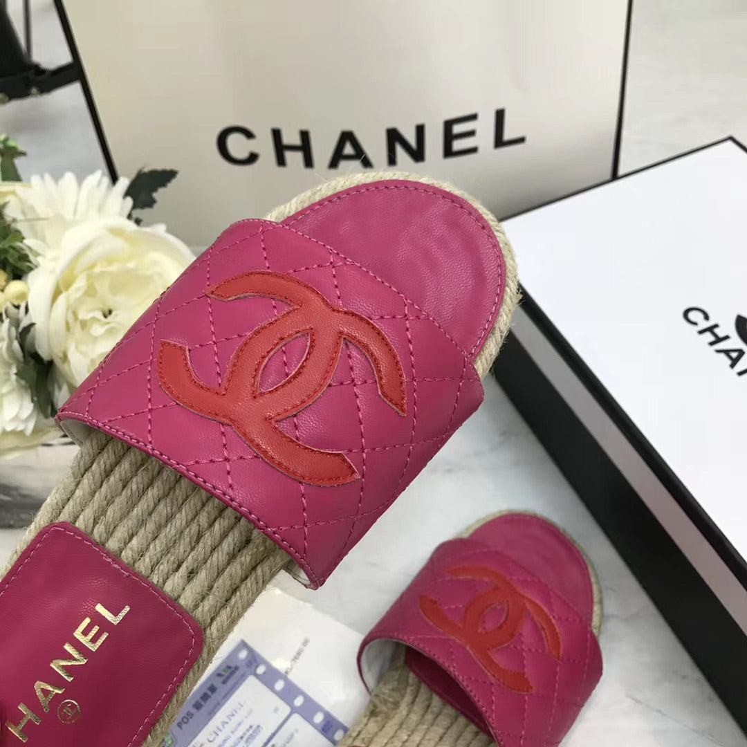 Quilted Slide Sandals