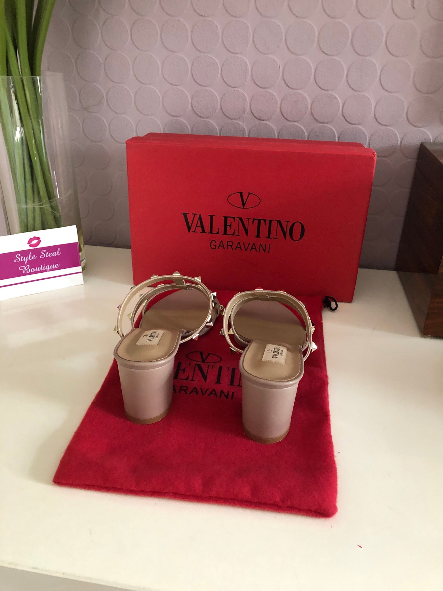Rockstud Mules 6.5cm