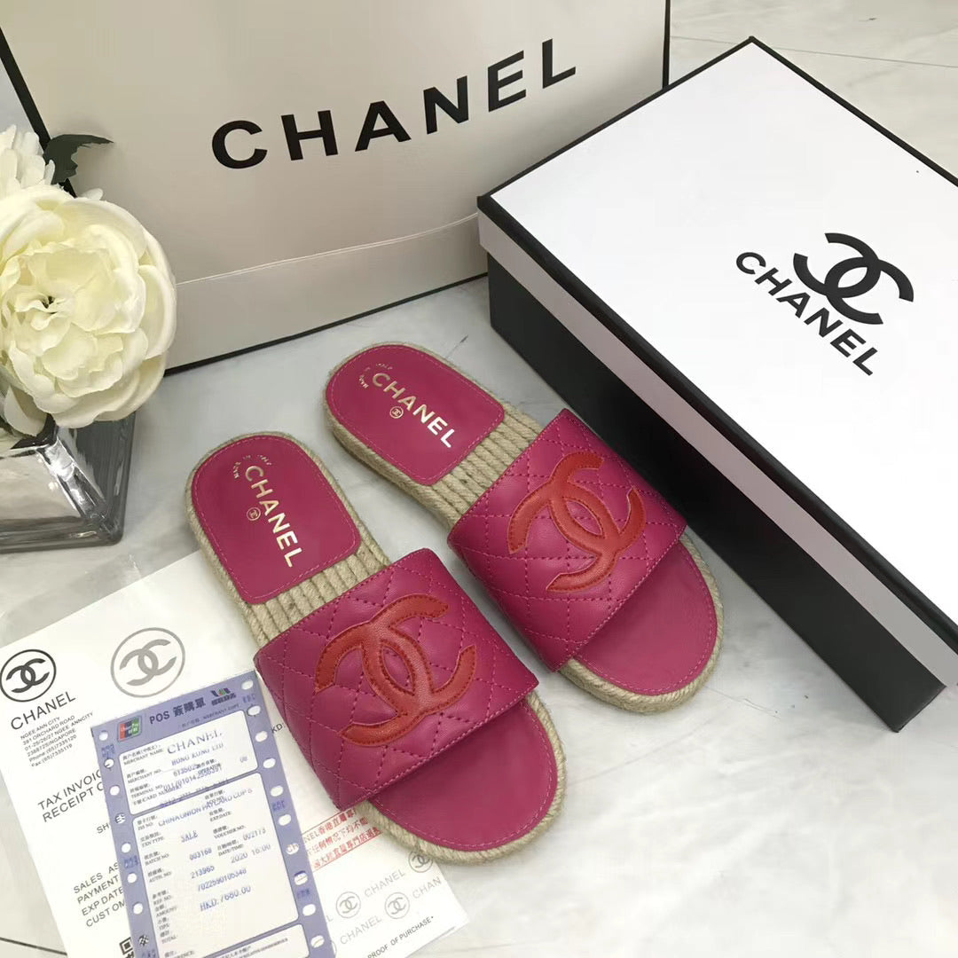 Quilted Slide Sandals