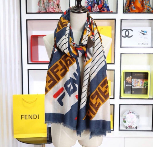 Logo Silk Scarf
