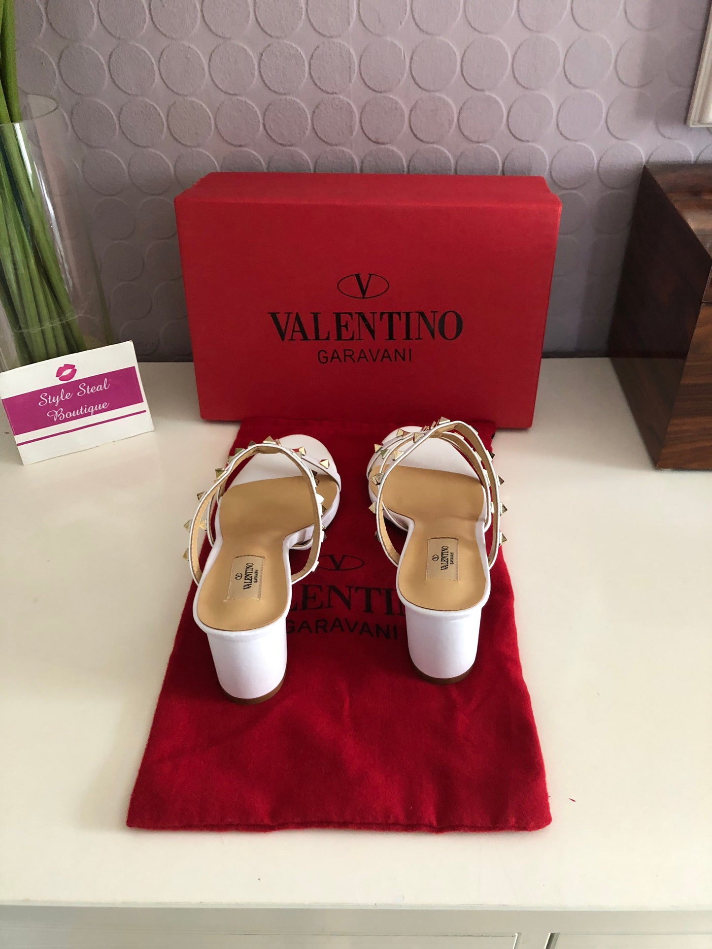 Rockstud Mules 6.5cm