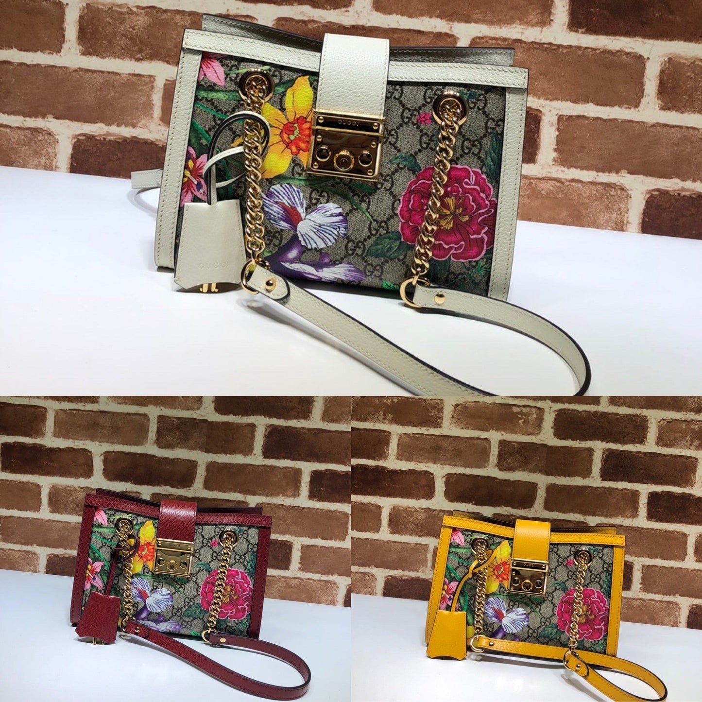 Padlock Flora Shoulder Bag