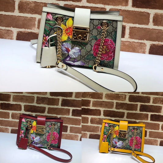 Padlock Flora Shoulder Bag