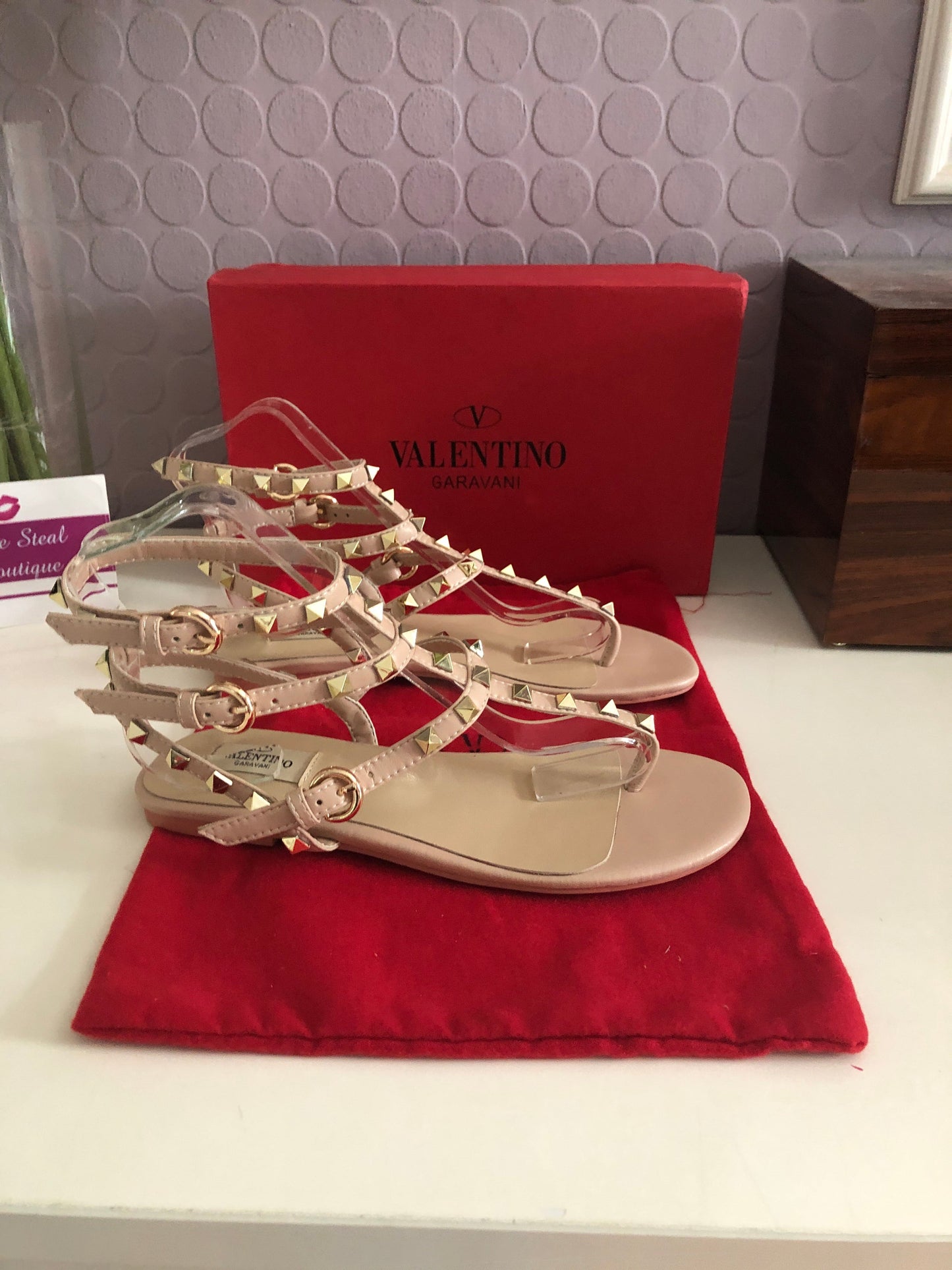 Rockstud Thong Sandals