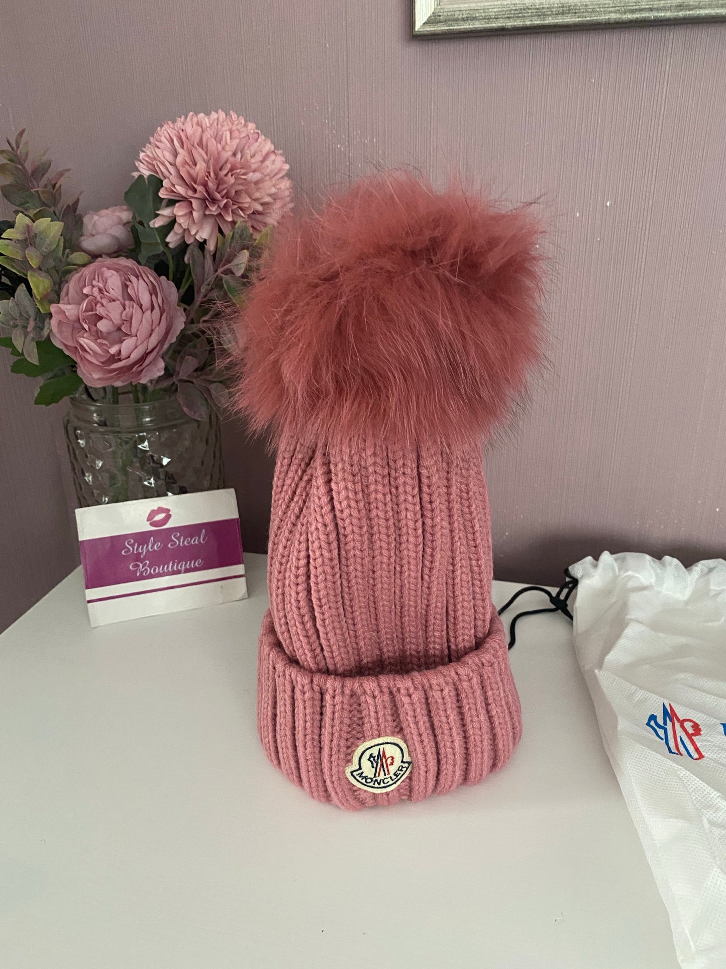 Fur Pom Hat
