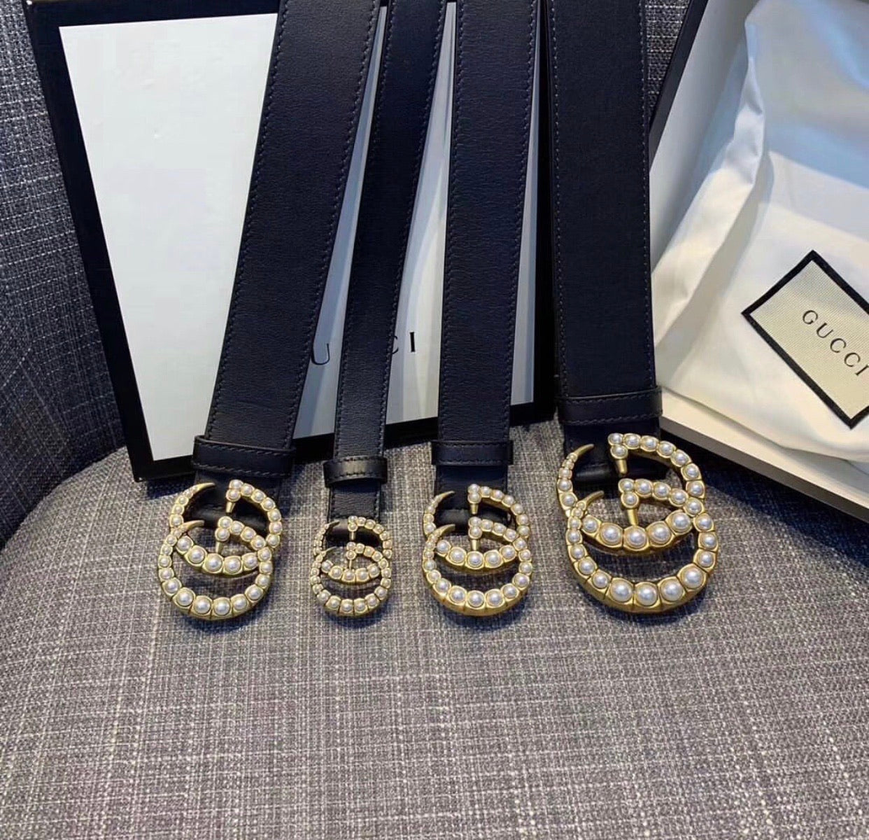 Pearl Leather Belt